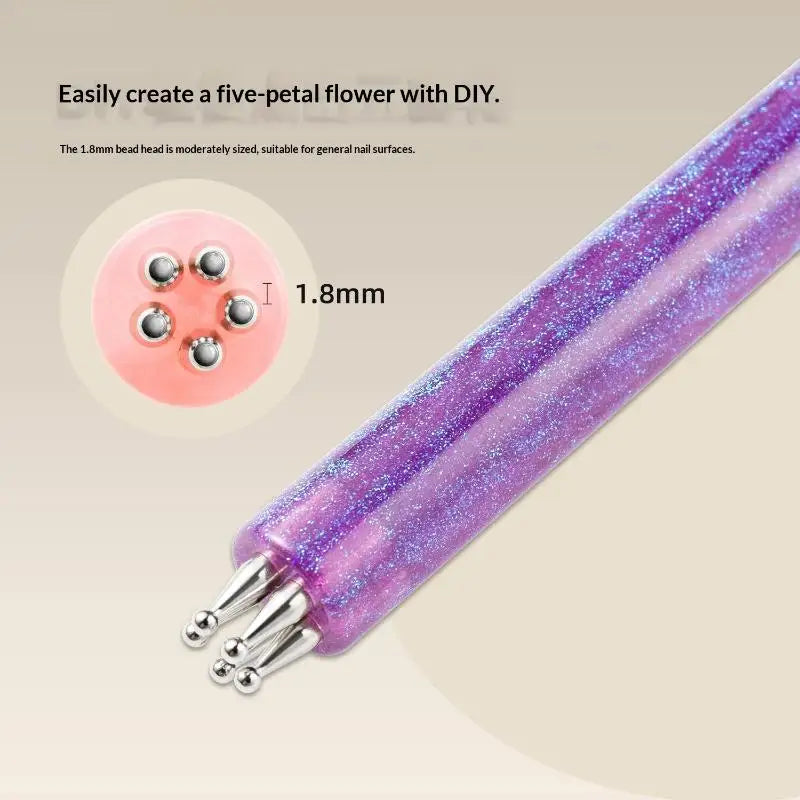 Nail Art Dotting Pen – Starry Sky Handle Carving Tool