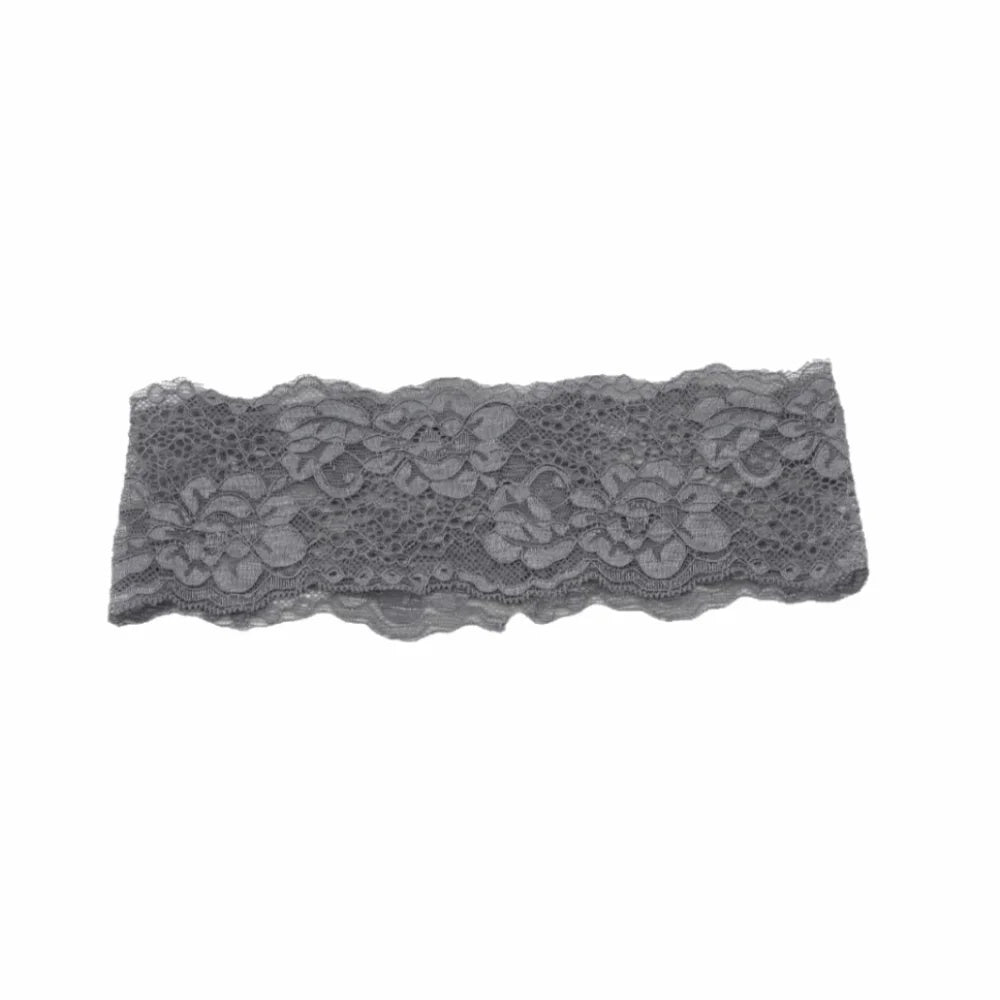 Korean Lace Wide Headband – Breathable Mesh Hair Wrap for Women