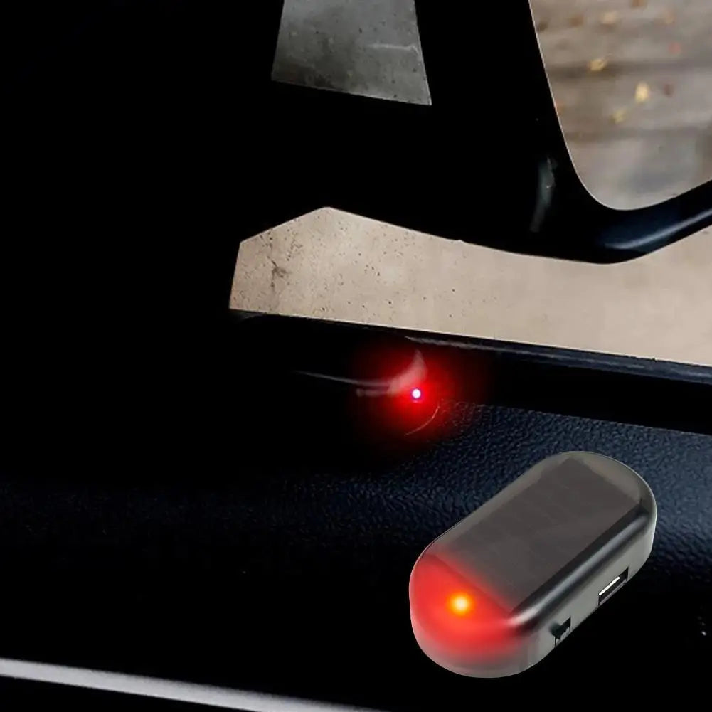 Solar Dummy Car Security Light – LED Simulated Alarm Warning Lamp