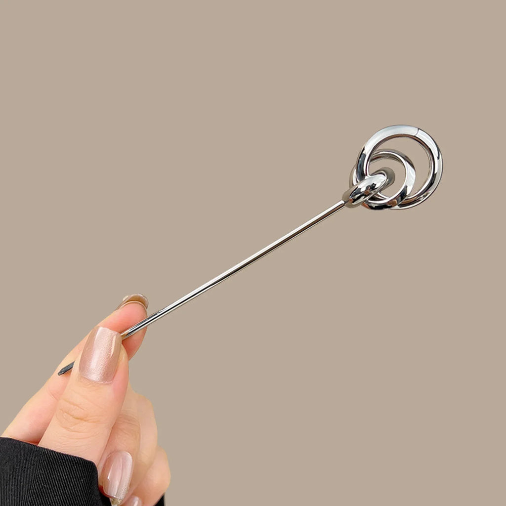 Women's Geometric Sphere Metal Hairpin | Alloy Hair Clip
