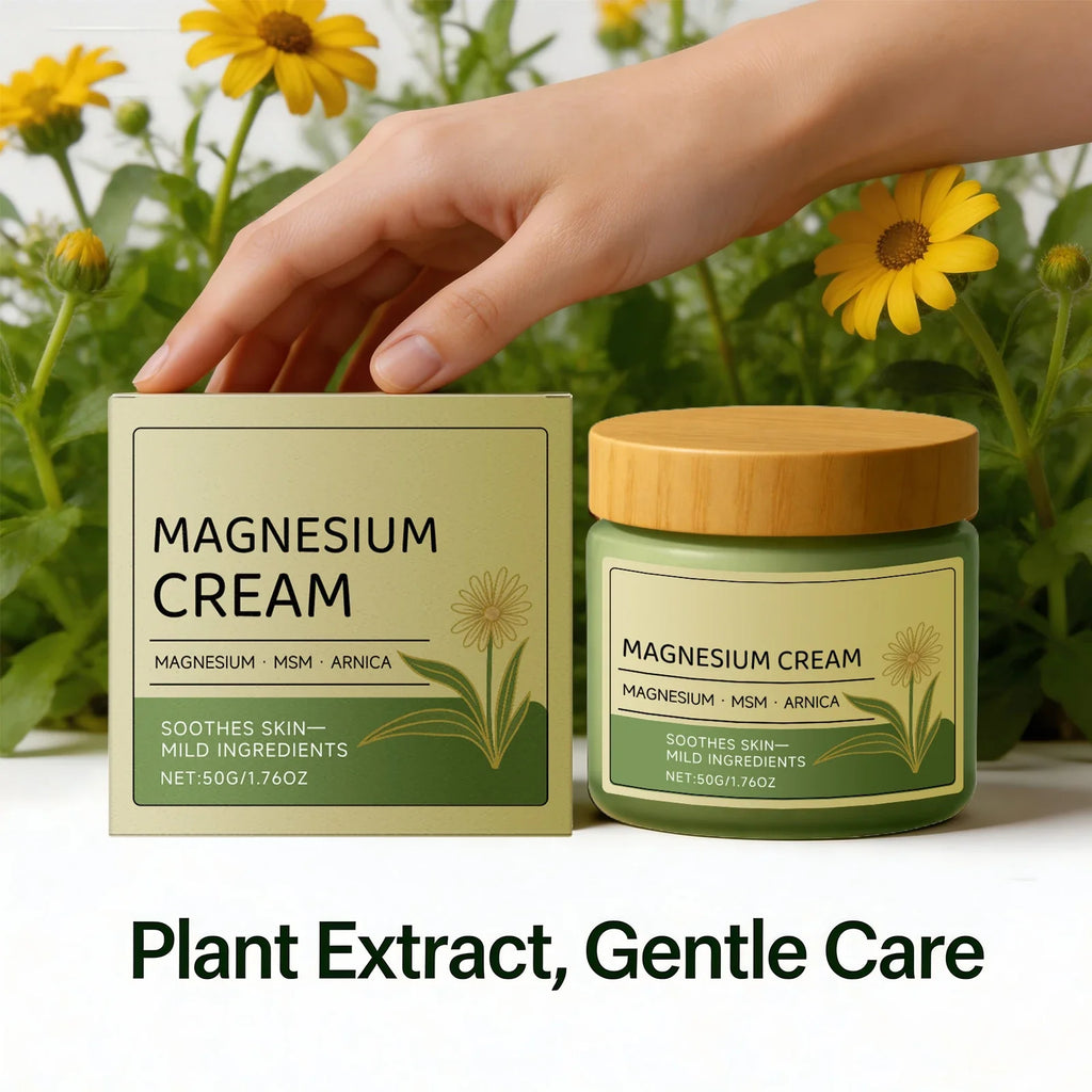 Magnesium Cream Reduce Redness Soothing Skin Relief Muscle Tension