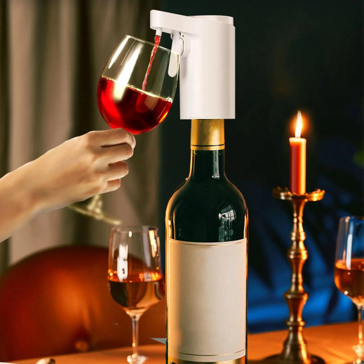Wine Aerator Pourer Electric Touch Screen 4-Mode Digital Alcohol