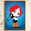 Ruby Gloom Waterproof PVC Wall Poster – Peel & Stick HD Art