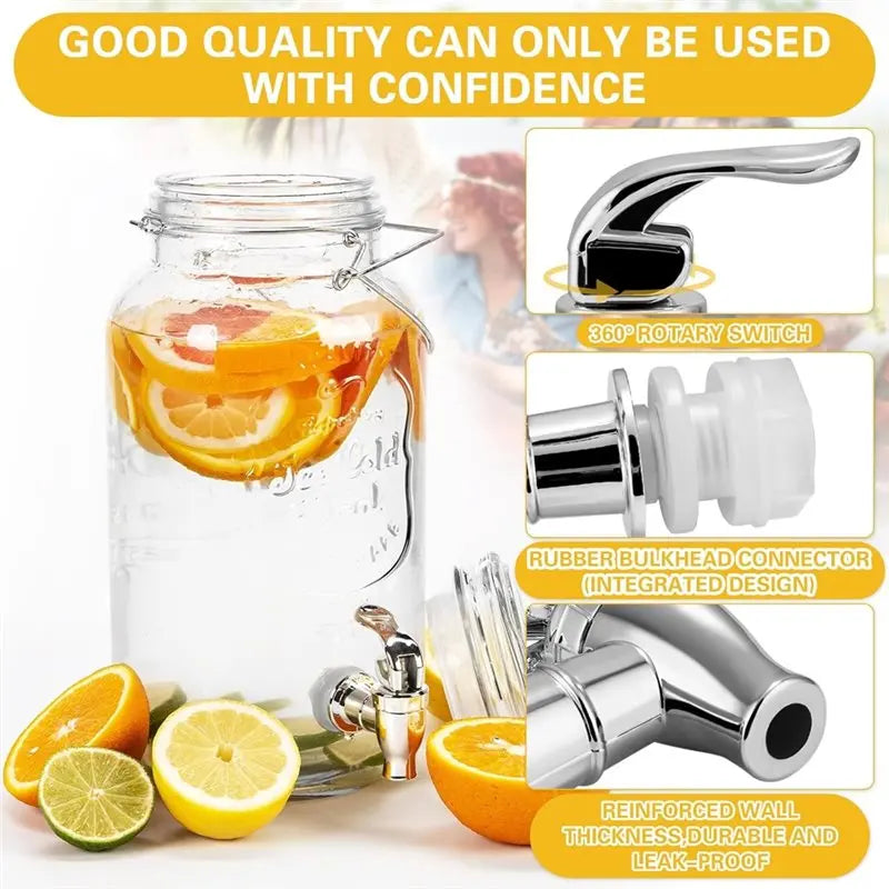 Y51A-For Drink Dispenser Spout Replacement Push Spigot Beverage Carafe