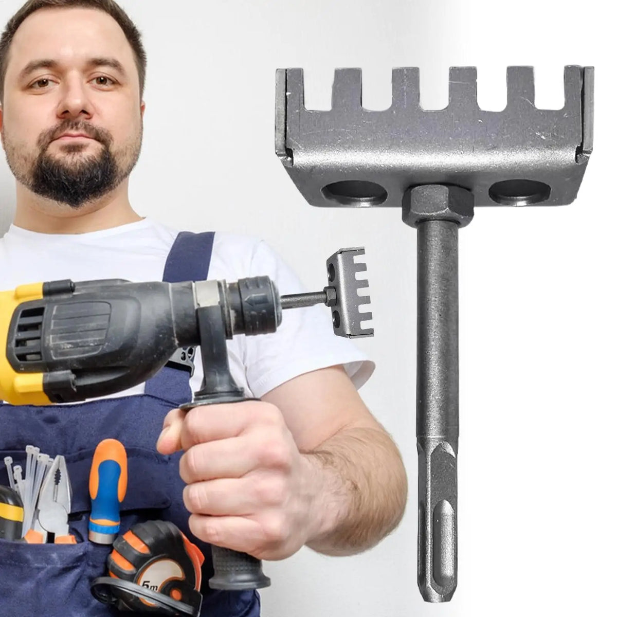 Drywall Outlet Cutout Tool Square Slot Cutter Portable Stainless