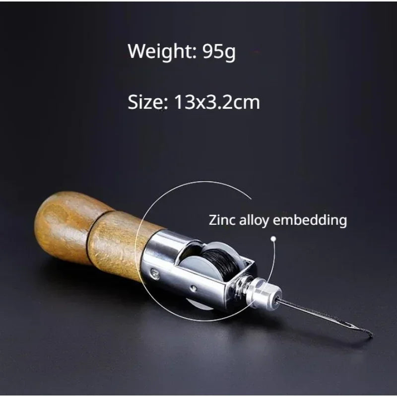 DIY Hand Sewing Machine Waxed Thread Leather Tool Craft Edge