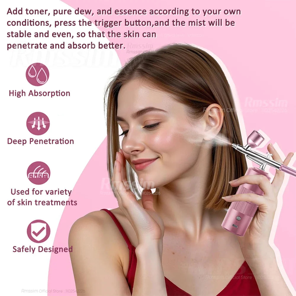 Portable Airbrush Kit with Compressor – Nail Art & Crafts