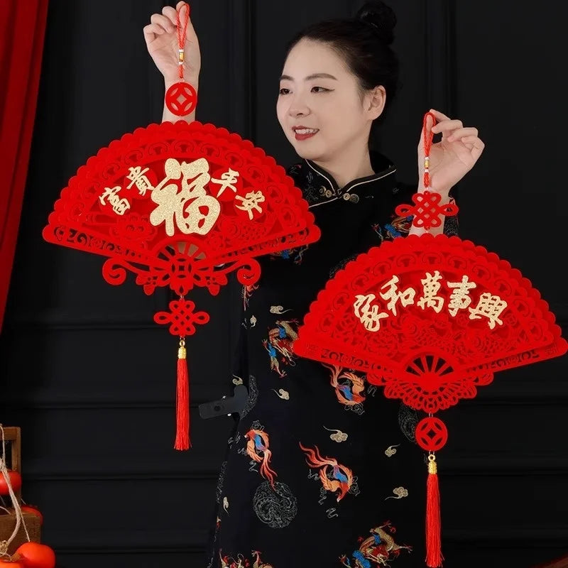 Spring Festival Chinese Knot Pendant Large Fortune Hanging Tassel