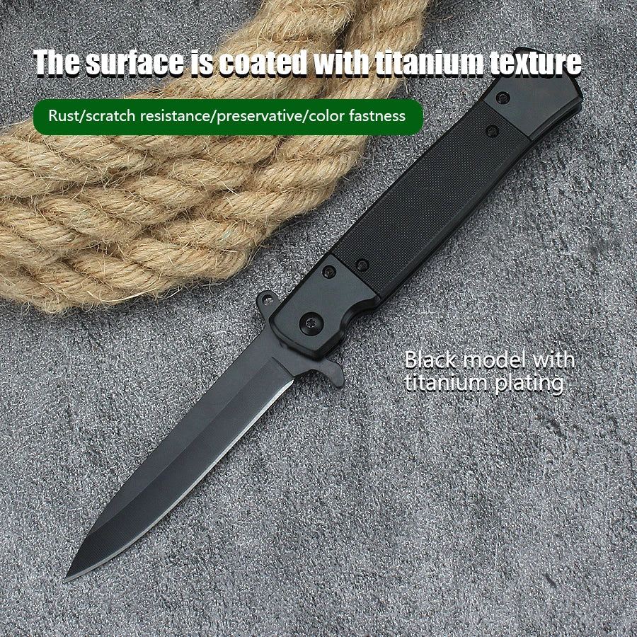 Folding Outdoor Knife | Stainless Steel Multi-Function Field Knife