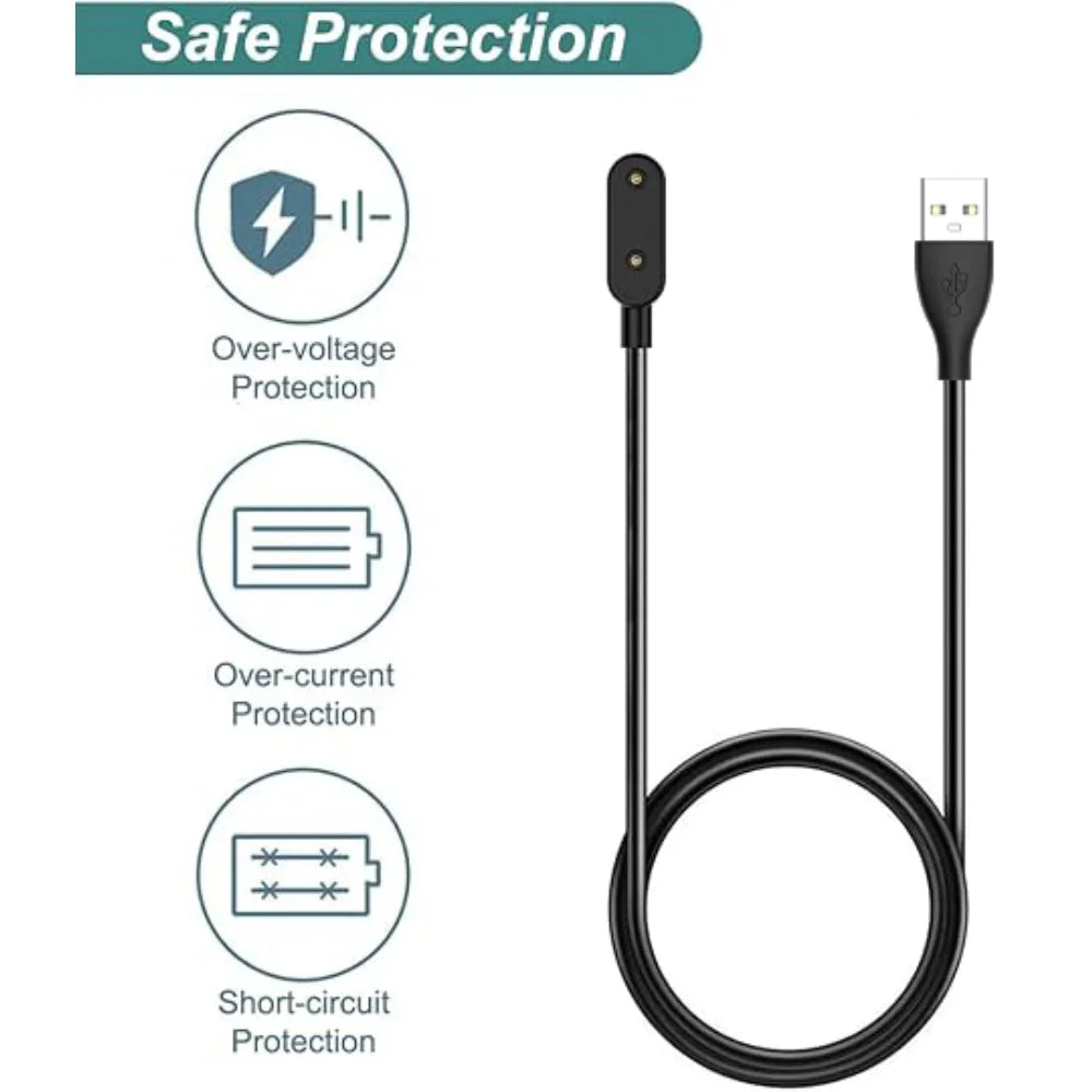 2-Pack USB Charger for Huawei Band 10/9/8/7/6 & Watch Fit