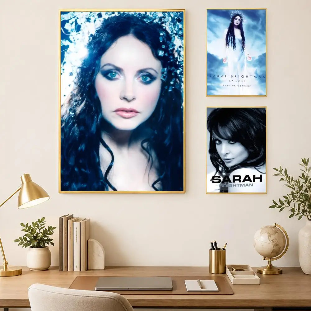 Sarah Brightman La Luna Wall Art Poster – Self-Stick HD Decor