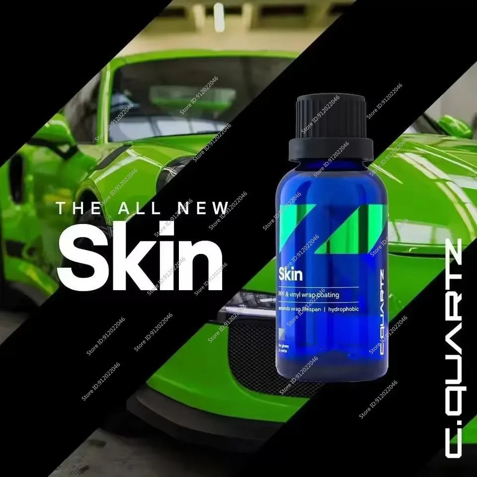 CAR CQUARTZ Skin PPF Vinyl Nano Coat UV Protection Wrapped Vehicles