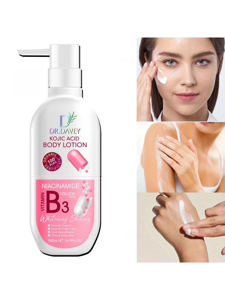 DR.DAVEY Kojic Acid Body Lotion 500ml – Brighten & Moisturize