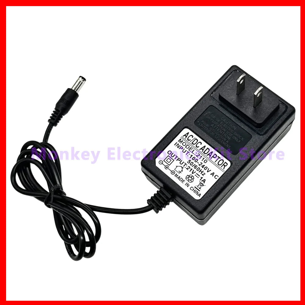 21V Lithium Battery Charger for 18V Electric Drill | EU/US Plug