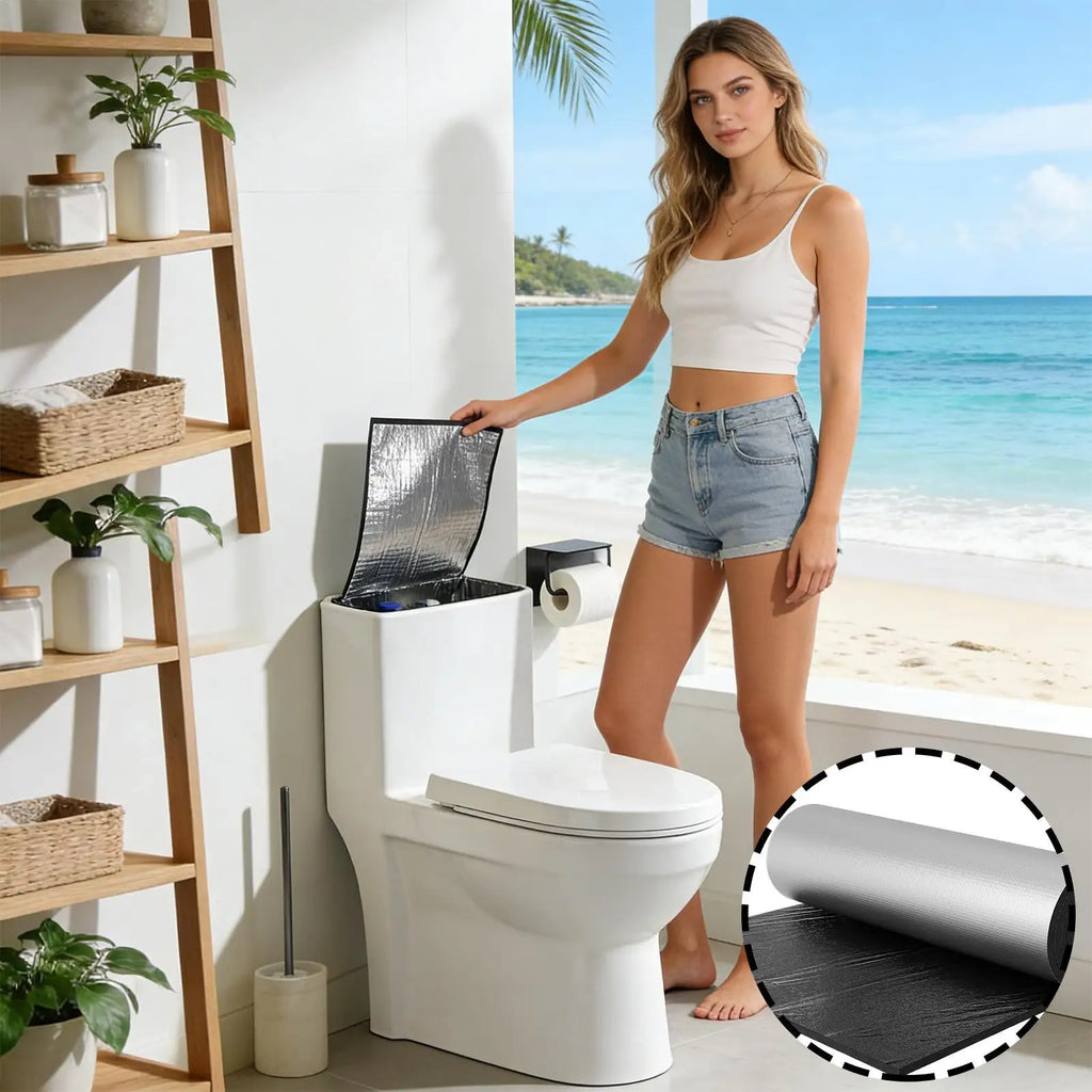 Toilet Tank Insulation Kit – Self-Adhesive Anti-Condensation Liner