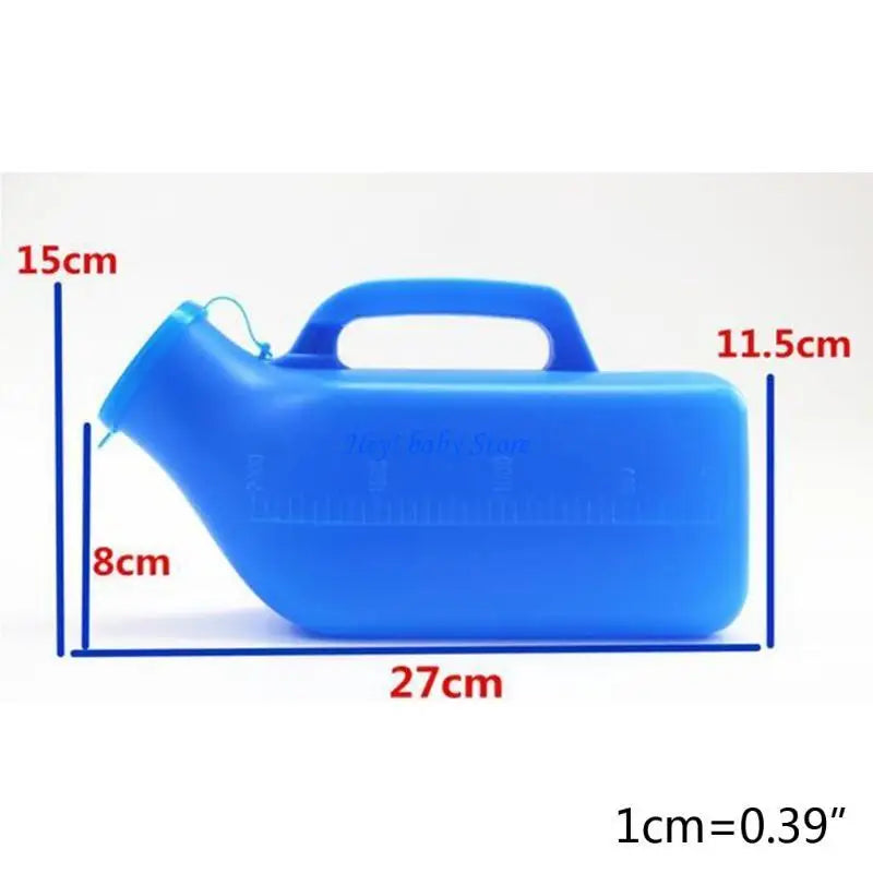 Large Capacity Male Urinal Bottle with Spill-Proof Lid
