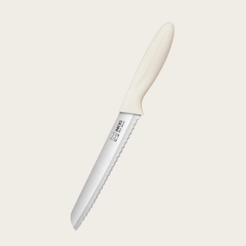 Serrated Bread Knife – Stainless Steel Baguette & Toast Slicer