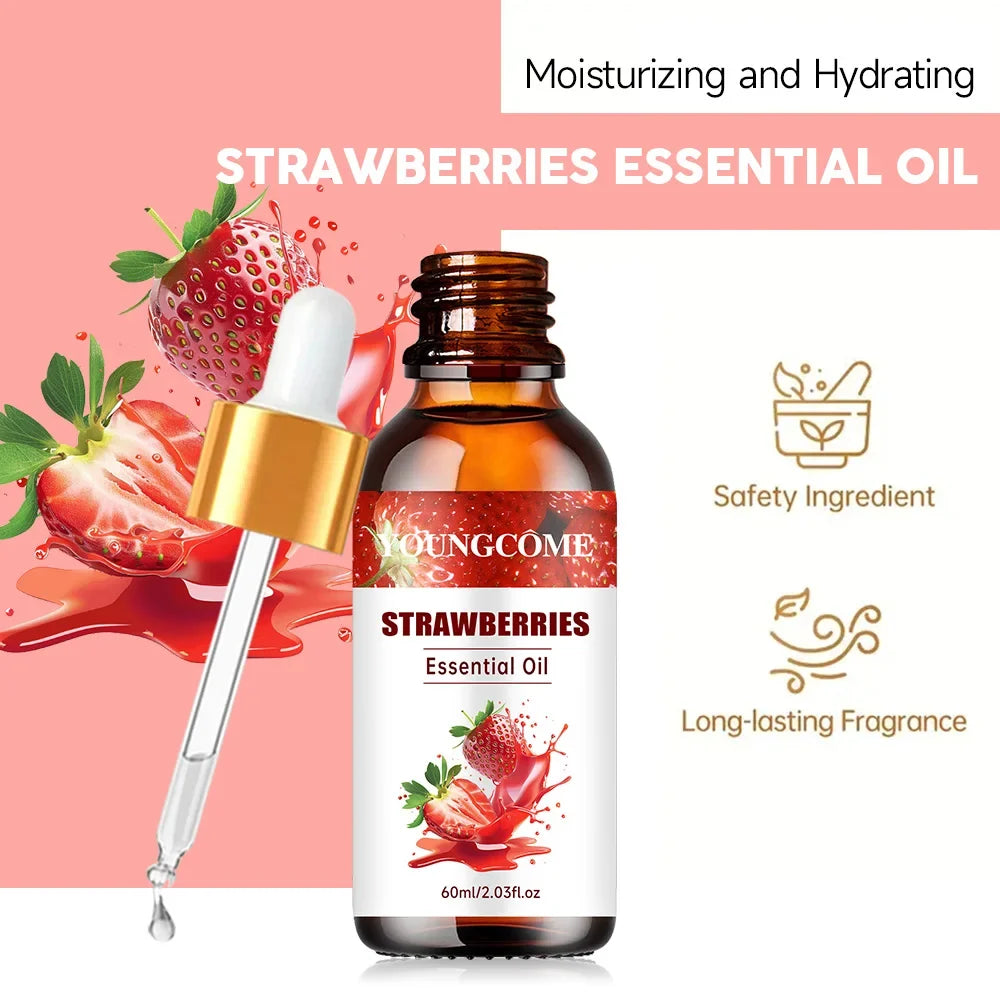 YOUNGCOME Strawberry Hair Oil – 2-in-1 Growth & Shine