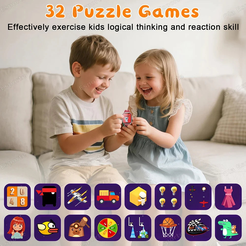 HT30 Kids Smartwatch | 1.83" HD Screen, Camera & 22+ Games