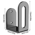 Pot Lid Organizer Wall Mount Hanger Adhesive Rack Space Saving