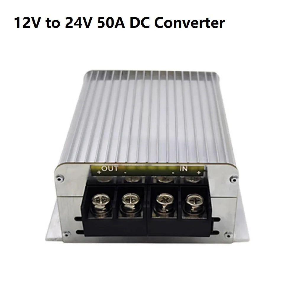 12V to 24V DC Converter 50A 1200W – Waterproof IP68 Aluminum