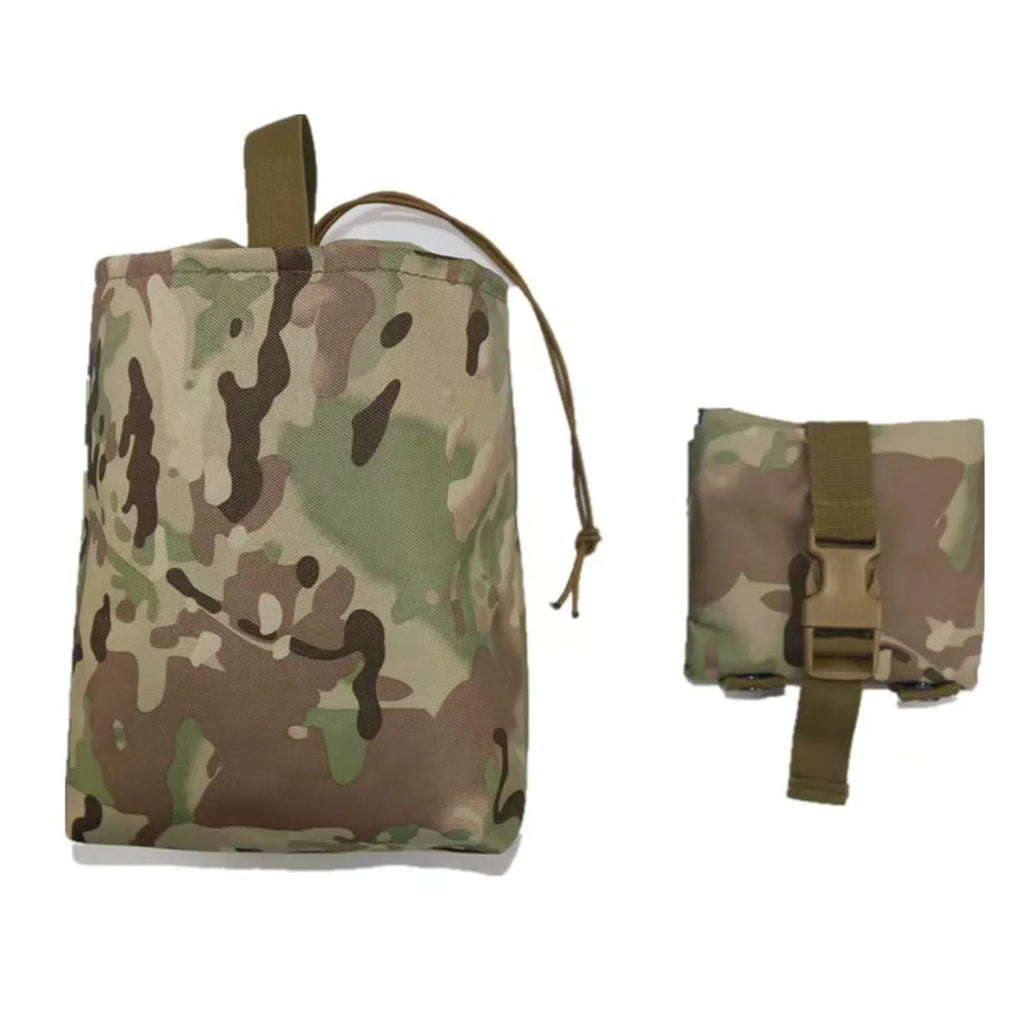 Roll-Up Drawstring Dump Pouch | Tactical Canvas Utility Bag