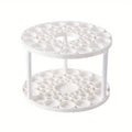 360° Rotating Makeup Brush Holder – Large Capacity Organizer