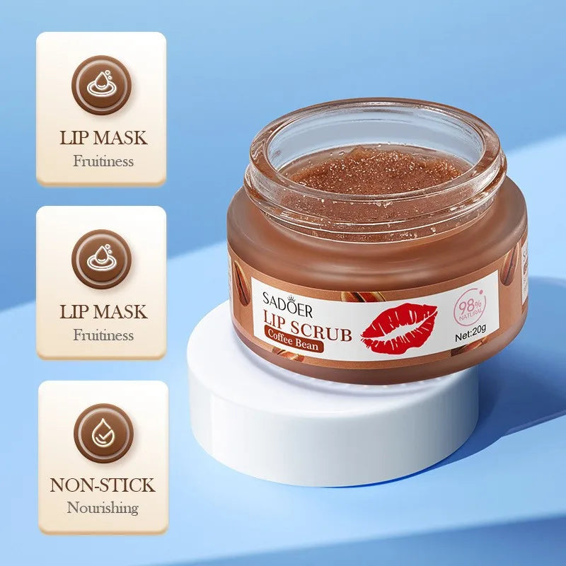 SADOER Fruit Lip Scrub Mask – Avocado Orange Strawberry