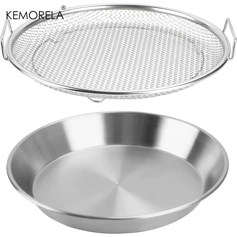 KEMORELA Stainless Steel Oil Filter Strainer Basket & Handle