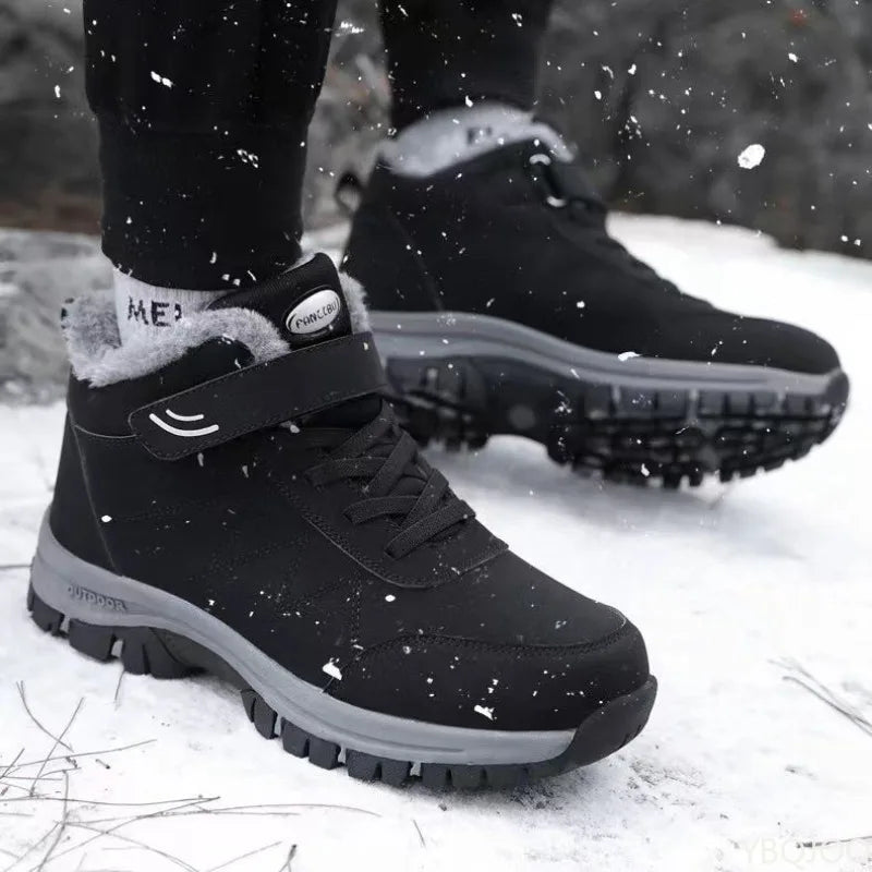 Men's Winter Snow Boots – Warm, Anti-Slip & Comfortable
