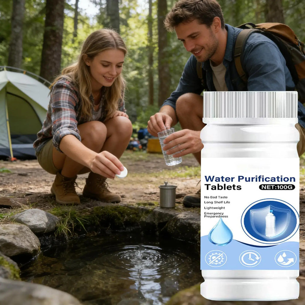 Water Purification Tablets – Camping, Hiking & Emergency