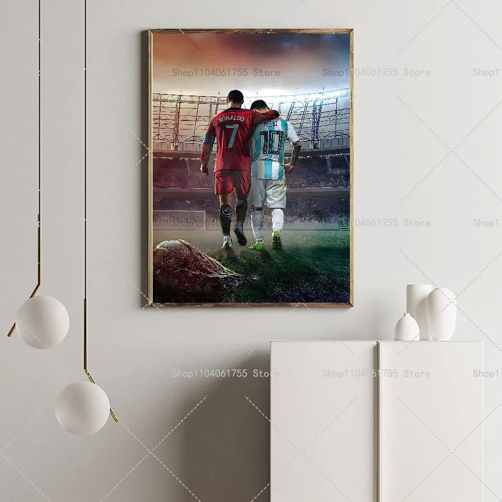 Cristiano Ronaldo Wall Poster – Self-Adhesive Waterproof Sticker