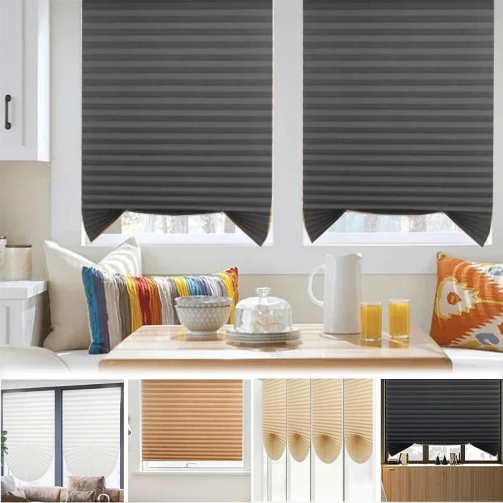Self-Adhesive Pleated Window Blind | No-Drill Privacy Shade
