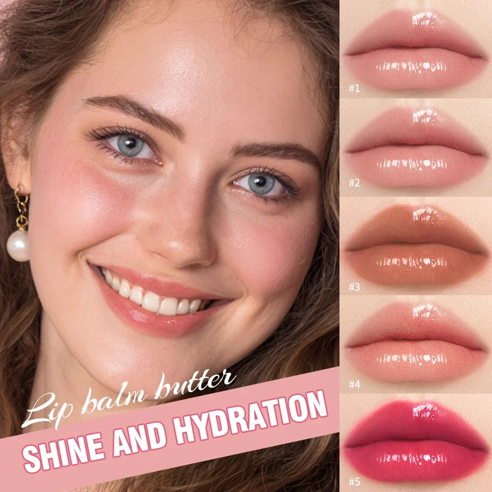 Summer Lip Balm Moisturizing Mirror Gloss Vanilla Mint Iced Coffee