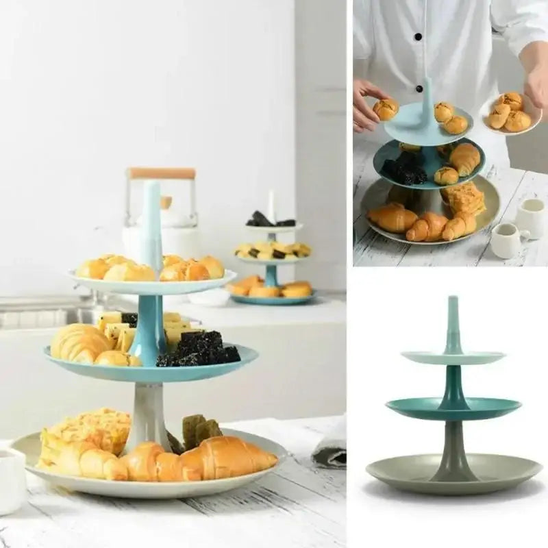 3-Tier Dessert Cake Stand | Fruit & Snack Serving Tray