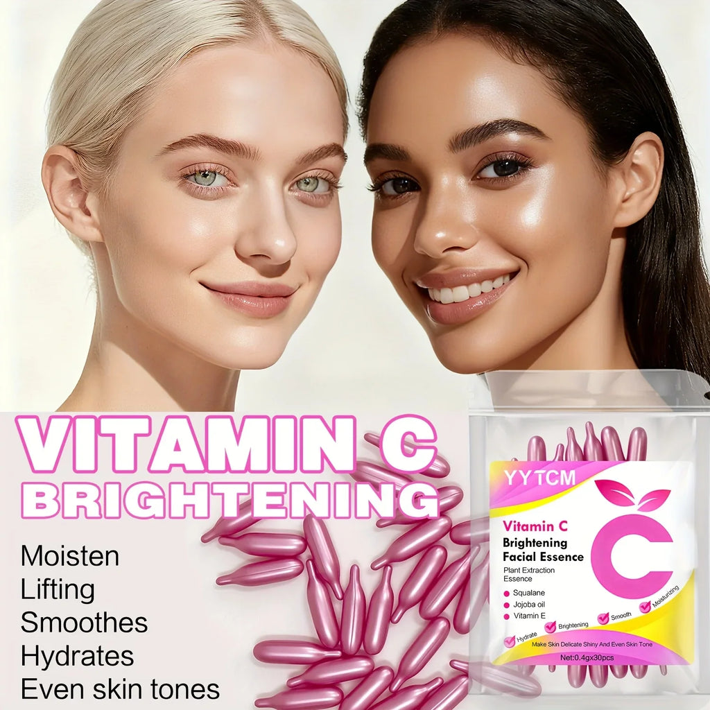 Vitamin C Brightening Capsule Essence – Squalane & Jojoba 30ct