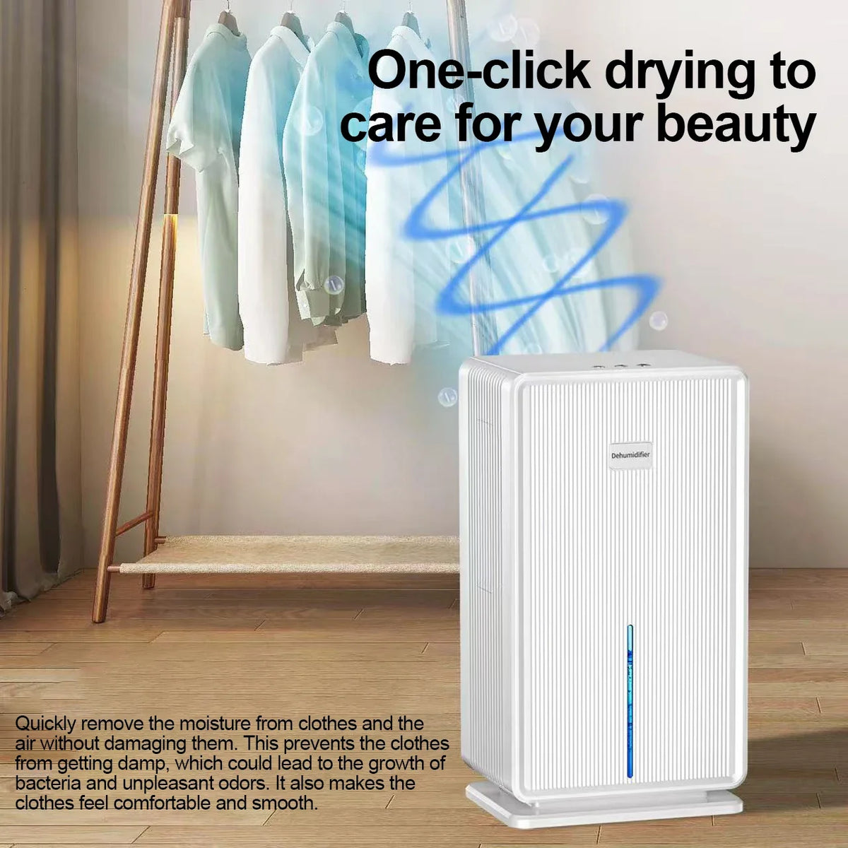 HOMEFISH Electric Compressor Dehumidifier – Basement & Bathroom