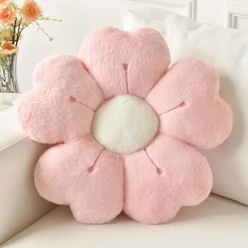 Sunflower Pillow Daisy Seat Cushion Flower Mat Office Plush Toy