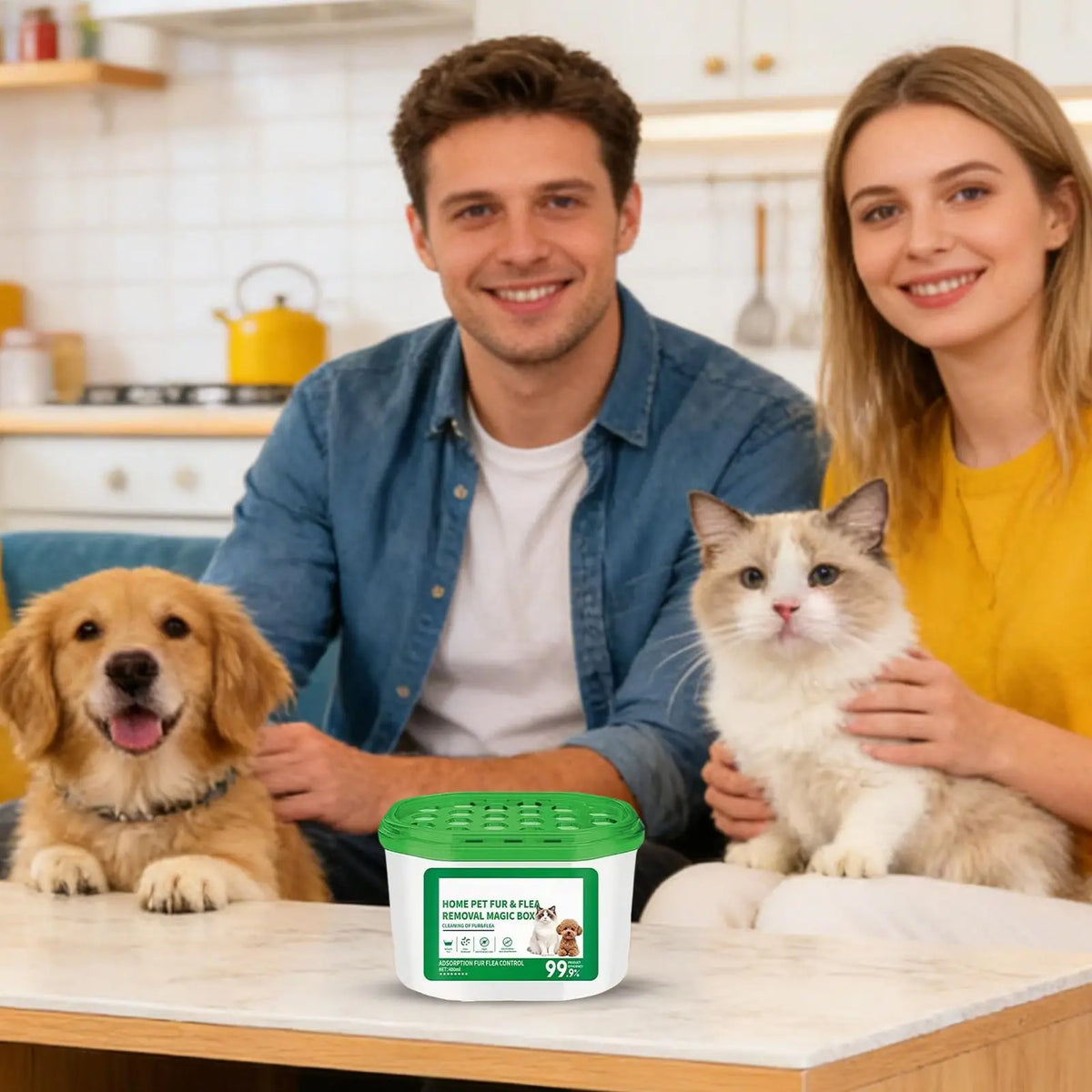 3-in-1 Pet Hair Removal Box | Air Purifier & Dehumidifier