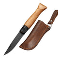 3CR13 Folding Pocket Knife – Wood Handle Camping Knife