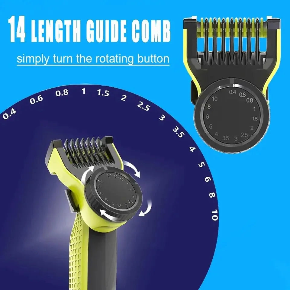 14-Length Adjustable Guide Comb for Philips OneBlade Trimmer