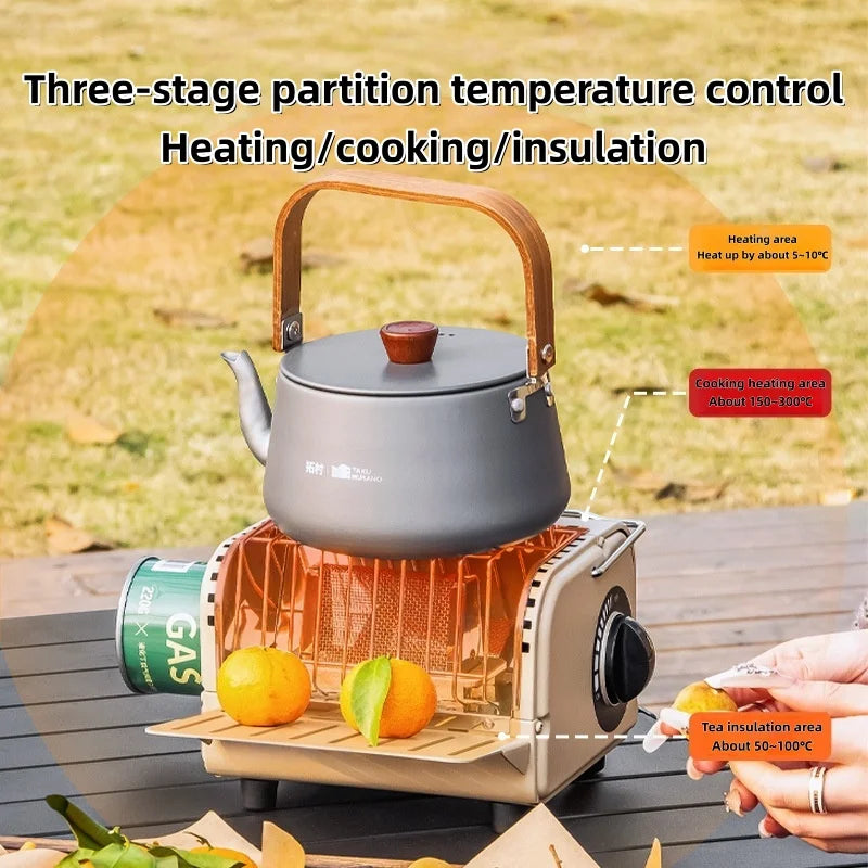 Portable Butane Camping Heater & Stove | 1200W Multifunctional