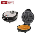 Heart-Shaped Waffle Maker | 5 Waffles, Non-Stick, 1000W