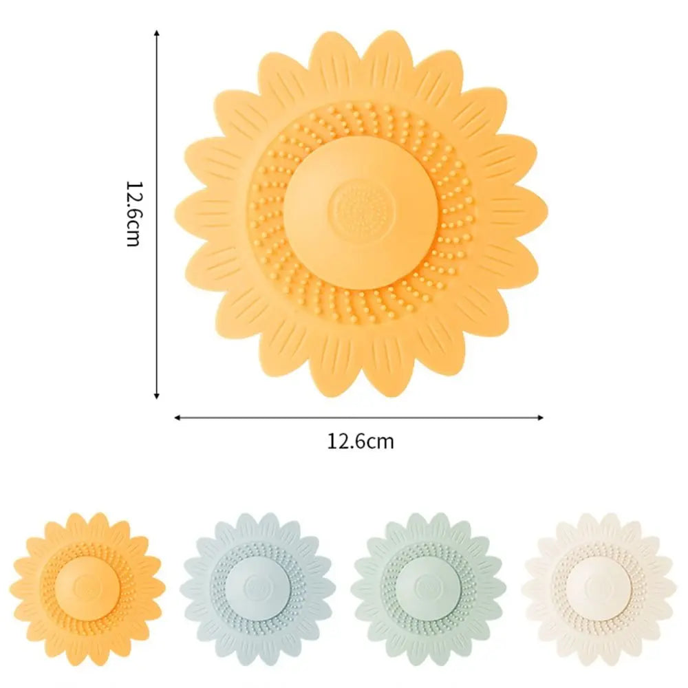 Durable Press-type Floor Drain Cover Silicone Anti-clogging Mat Hair