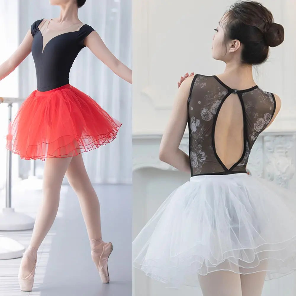 Women's Lolita Tutu Petticoat Skirt – Puffy Ballet Dance Mini