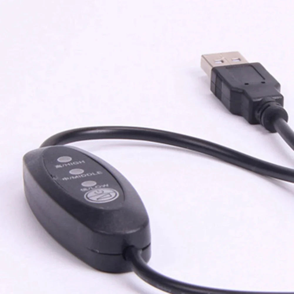 USB 5V-12V Temperature Controller Heater Thermostat 3-Speed
