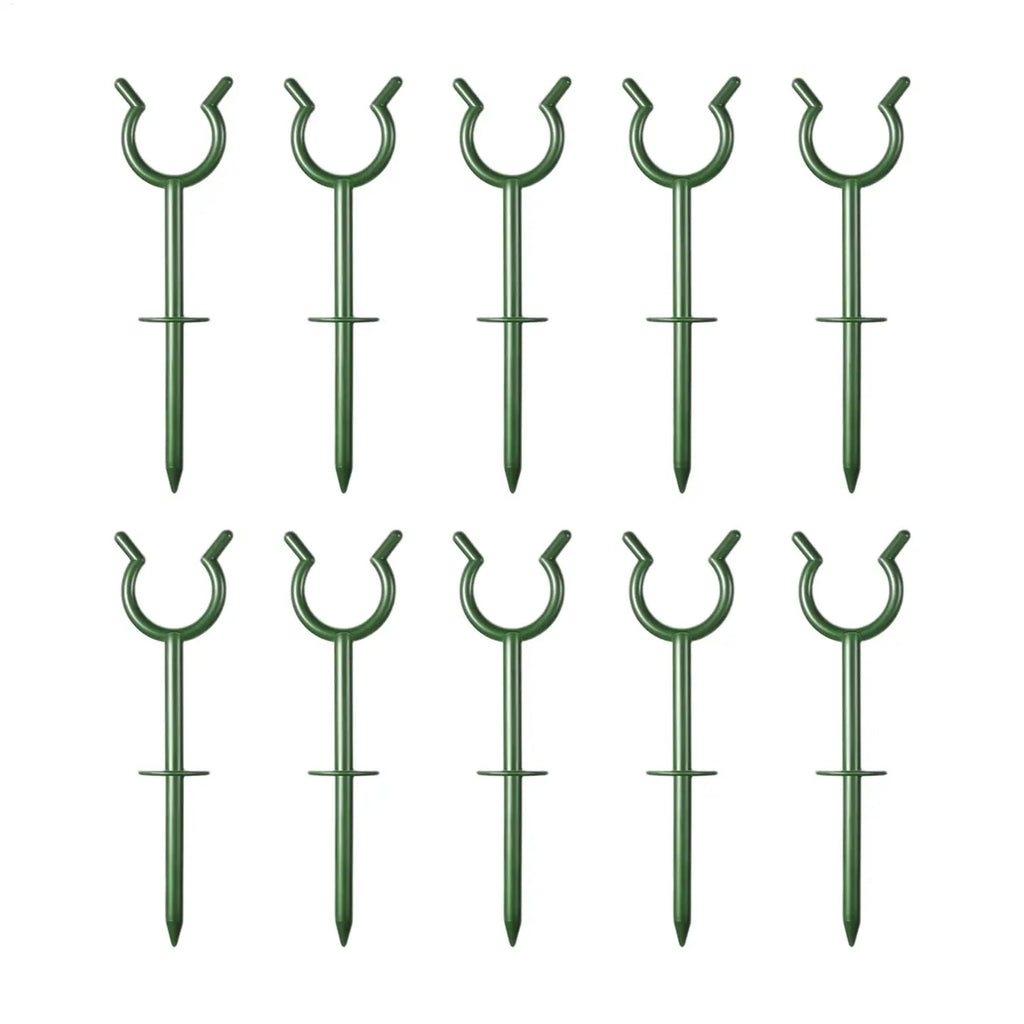 10-Pack Garden Hose Guide Stakes – Anti-Tangle Lawn Irrigation