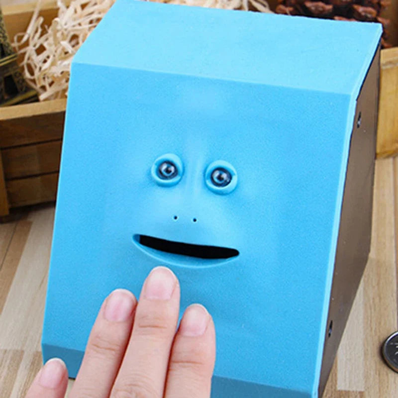 Funny Face Money Eating Coin Bank – Fun Piggy Bank for Kids