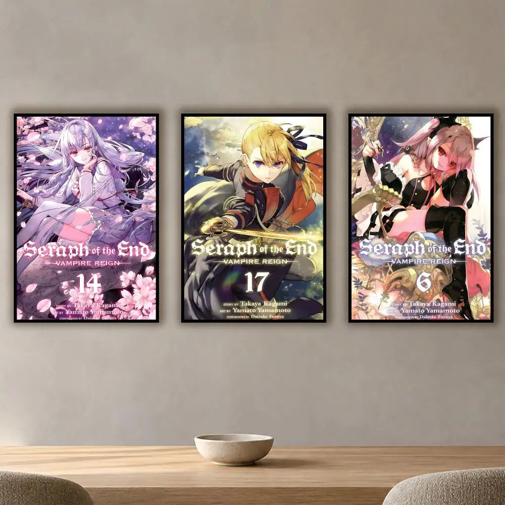 Seraph of the End Anime Poster – HD Waterproof Wall Stickers