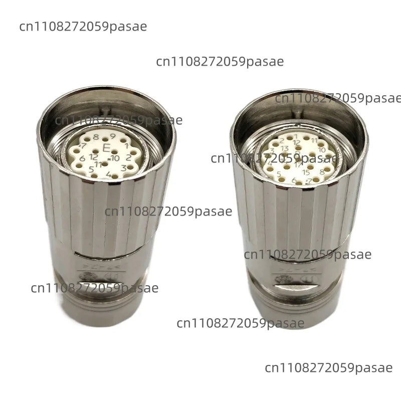 M23 17-Pin Circular Connector Plug or Socket – Internal/External